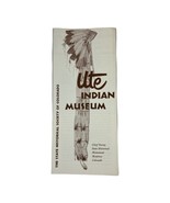 Vintage UTE INDIAN MUSEUM State Historical Monument Montrose Colorado Br... - £7.48 GBP