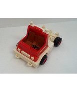 vintage fisher price toy red rescue truck cab semi made in USA - £16.01 GBP