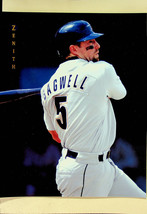 1997 Pinnacle Zenith Baseball Card - Jeff Bagwell #3 - 8X10 - £3.53 GBP