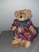 Tb Toy Trading Teddy Bear In Purple Dress With Wings Fairy Teddy Bear Plush - £12.67 GBP