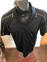 Large Hombres Botón Abajo con Cuello Camisa roots Golf - £6.82 GBP