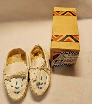 Vintage &quot;Indian Made&quot; Baby Moccasins Native American Glacier Park Hotel Co. - £59.70 GBP