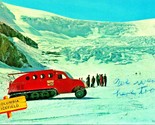 Motoslitta Athabasca Glacier Columbia Icefields Ab Alberta Cromo Cartoli... - $5.08