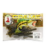 Creme 4&quot; Baby Brush Pig Lure, Green Pumpkin &amp; Chartreuse, 5 Count  - $167.71 MXN