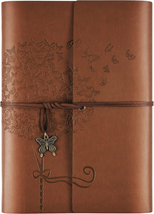 OMEYA Leather Journal Notebook, Refillable Writing Journal Diary Planner for Wom - £15.57 GBP