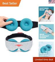 Manta Cool Blackout Sleep Mask - Adjustable Cooling Relaxation for Heada... - $73.49
