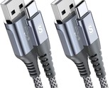 Usb Type C Cable 3.1A Fast Charging [2Pack,6.6Ft+6.6Ft], Usb-A To Usb-C ... - $16.99