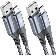 Usb Type C Cable 3.1A Fast Charging [2Pack,6.6Ft+6.6Ft], Usb-A To Usb-C ... - $16.99