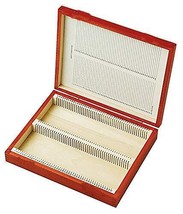 Slide box 100 slides with index holder prepared microscope slides side box plast - £27.68 GBP