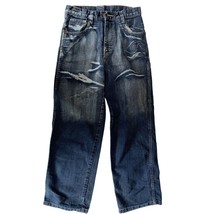 Buffalo Bill Kids Jeans Wear Boys Size 14 Bleached jeans Vintage Y2K Str... - $12.86