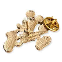 Mickey Mouse Disney Pin: Gold Mickey Running - £15.87 GBP