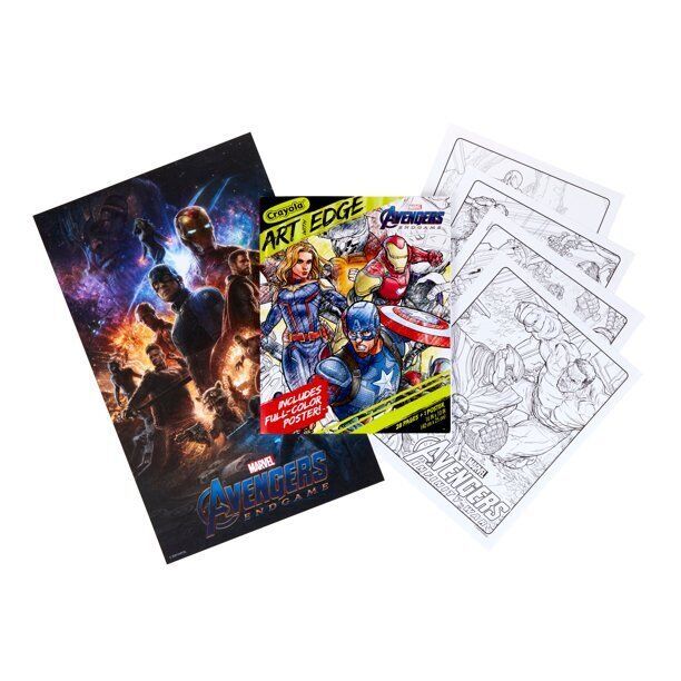 Marvel Avengers Crayola Art With Edge Coloring Book, 28 Pages(Paperback) Item image 7