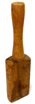 ANTIQUE WOOD MALLET/POTATO MASHER - Approx. 14" Tall - Distressed - $16.88