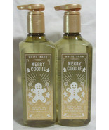 White Barn Bath &amp; Body Works Gentle Gel Hand Soap Lot Set of 2 MERRY COOKIE - £19.60 GBP