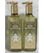 White Barn Bath &amp; Body Works Gentle Gel Hand Soap Lot Set of 2 MERRY COOKIE - $27.99