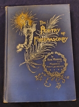 1895 Poetry of Freemasonry Antique Book  - £215.12 GBP