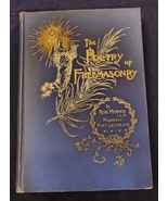 1895 Poetry of Freemasonry Antique Book  - £217.92 GBP