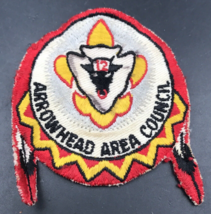 Boy Scouts BSA Arrowhead Area Council CA Indian Drum Patch 3&quot; x 3.5&quot; - £9.56 GBP