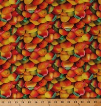 Cotton Mangos Tropical Fruit Kitchen Food Festival Fabric Print Bty D571.73 - £23.76 GBP