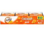 Goldfish Cheddar Cheese Crackers, Baked Snack Crackers, 1 Oz On-The-Go S... - £13.39 GBP