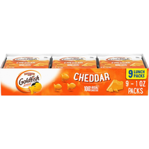 Goldfish Cheddar Cheese Crackers, Baked Snack Crackers, 1 Oz On-The-Go Snack Pac - £13.43 GBP