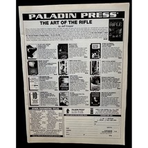 Paladin Press Vintage Print Ad 90s Boulder CO Firearms Books - $10.48