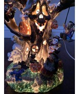 16 1/2&quot; Size Haunted Halloween Lighted Tree w/ Characters Monster Tree C... - £116.10 GBP