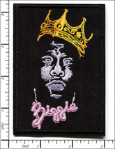  Notorious BIG Biggie~Hip Hop~Rap~Embroidered Patch~4 1/8&quot; x 2 7/8&quot;~Iron Sew On - £4.11 GBP