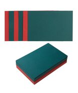 100 Sheets Christmas Cardstock Paper 250 GSM 4x6in Green Red - $15.27 CAD
