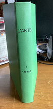 l’arte (fondata da Aldolfo Venturi) V 1 1968 bound - £10.83 GBP