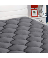 Cooling Mattress Pad Matress Topper Cover Cotton Pillow Top Fitted Deep ... - £72.61 GBP+