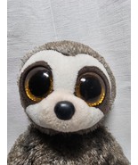 Ty Beanie Baby 6&quot; DANGLER the Grey Sloth (Glitter Eyes) Plush - £5.12 GBP