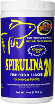 Zoo Med Spirulina 20 Fish Food Flakes 4 oz Zoo Med Spirulina 20 Fish Food Flakes - £16.73 GBP