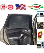 Elastic Stretch Car Side Window Sunshade Set - Full Coverage for Most Ve... - $19.92 CAD