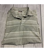 Men’s Grand Slam Performance Polo, XL, Gray &amp; White - $19.99