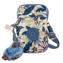 NEW Kipling Tally Crossbody Phone Bag Water Resistant Nylon Floral Harmo... - $34.99