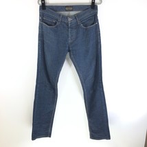 Zara Mens Jeans Straight Leg Dark Wash Stretch 30x33 - £15.15 GBP