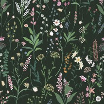 Jiffdiff 17.3&quot; X 236.2&quot; Floral Peel And Stick Wallpaper Vinyl Wallpaper ... - $36.99