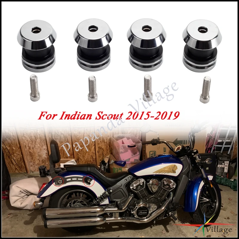 Motorcycle Fast Release Rack Doc Hardware Screw Sissy Bar Mount  Kit  Indian Sco - £200.60 GBP