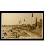 Vintage Postcard RPPC Photo Weymouth Sands England Beach Sunbathing - $12.86