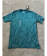 Under Armour Men Tech Vent Geode T-Shirt Mens Size Small Hydro Teal Blac... - $25.56 CAD