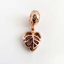 New Authentic Pandora Charms 925 ALE Sterling Silver Leaves Pandora Rose Gold Ye - £22.80 GBP