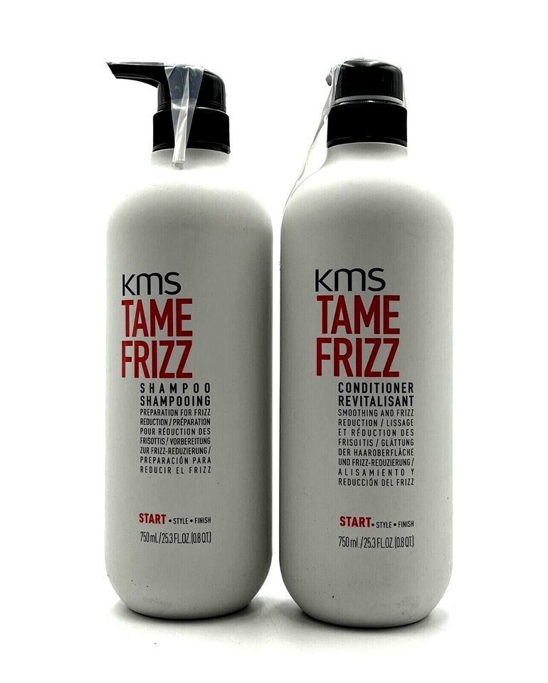 kms Tame Frizz Shampoo & Conditioner/Smooth & Frizz Reduction 25.3 oz Duo - $65.29