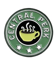 Central perk coffee, from Friends tv show, collectible metal enamel pin,... - $6.00