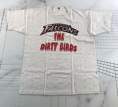Vintage Atlanta Falcons T Shirt Large Light Heather Grey The Dirty Birds - £15.49 GBP