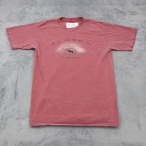 Alaska Shirt Mens S Red Anvil The Last Frontier Short Sleeve Crew Neck - $18.69