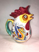 Italy Rooster 8 Inch Pitcher Mint - £19.61 GBP