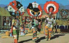 Mexico Postcard Oaxaca Indian Feather Dancers Pan American Clippers L48 - £2.53 GBP