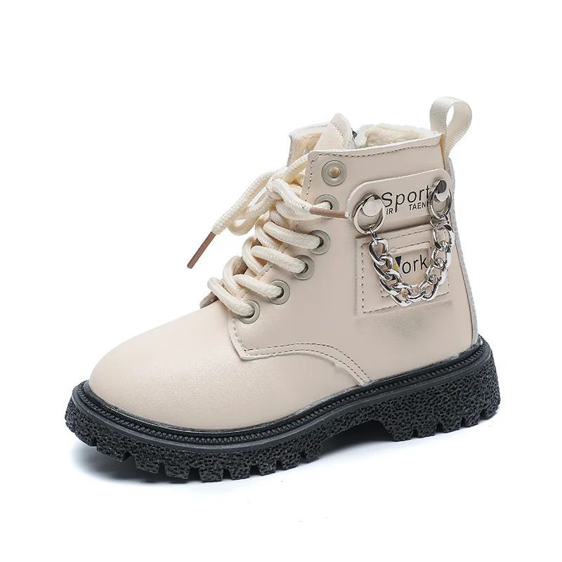 Children Tide Boots Autumn Winter  New Warm Cotton Boys Girls Ankle Boot... - £150.57 GBP