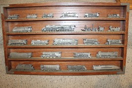 2 Franklin Mint Worlds Greatest Railroad Pewter Train 43 Piece 2 Sets - £234.57 GBP